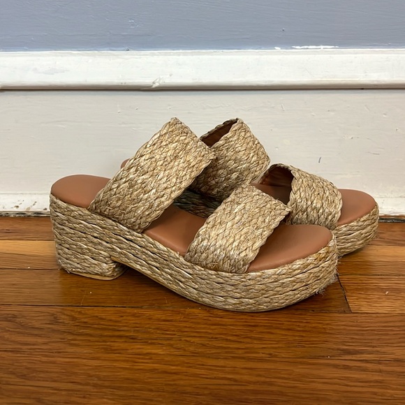 Beach by Matisse Platform Raffia Sandal - Picture 4 of 8